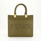 Sacs cabas Mini sac Sunshine Fendi Vert Femme