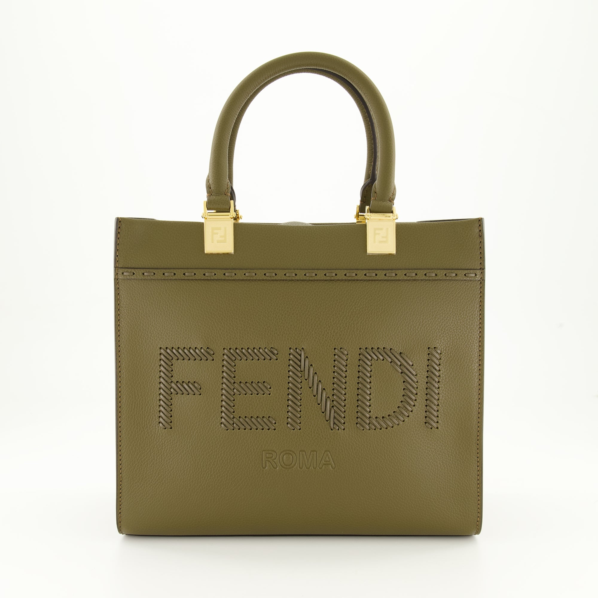 Sacs cabas Mini sac Sunshine Fendi Vert Femme