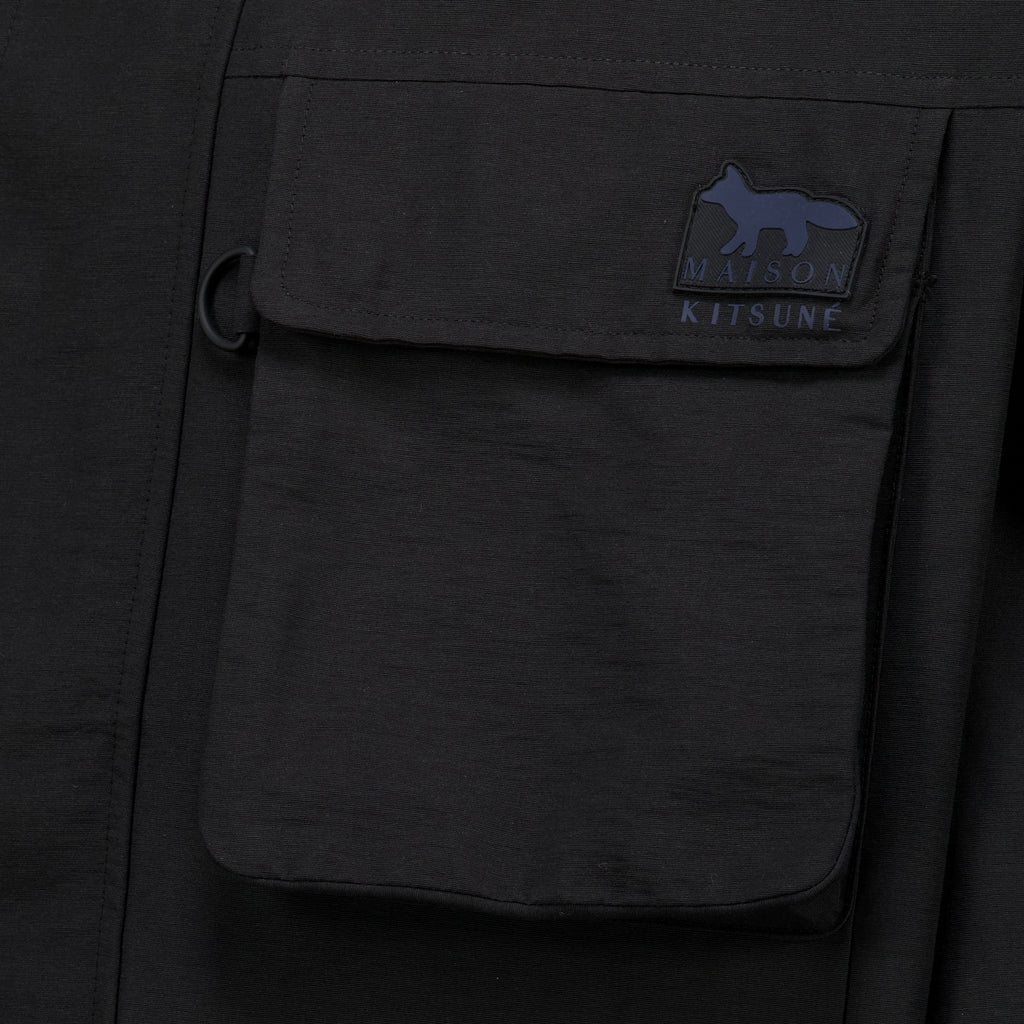 Vestes Coupe-vent noir Maison Kitsune Noir Homme