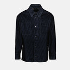 Camisas Camisa de Denim FF Fendi Azul escuro Homme