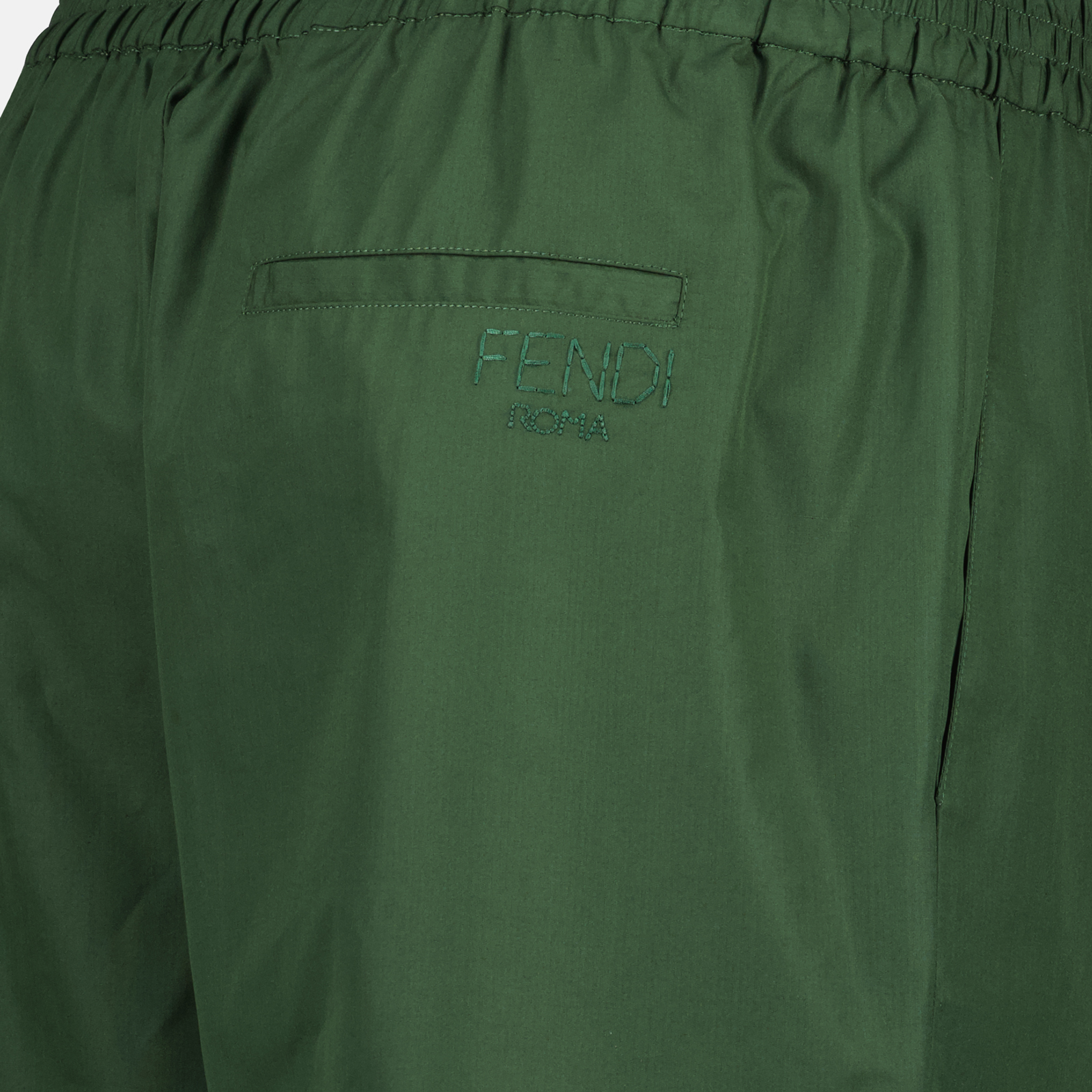 Shorts Baumwollshorts Fendi Grün Homme