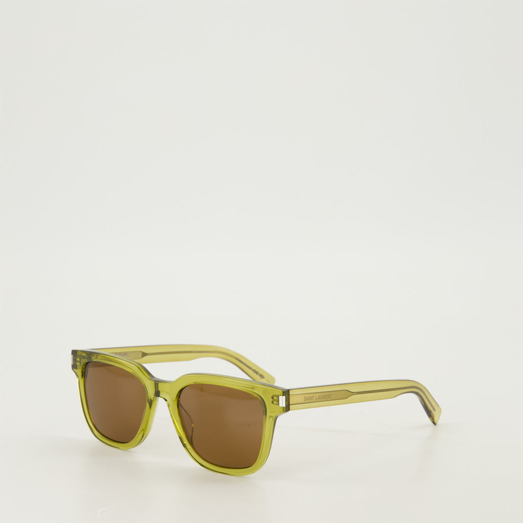 Lunettes Lunette de soleil SL 711 Saint Laurent Vert Unisexe