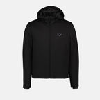 Jacken Dickes Nylonjacke Prada Schwarz Homme