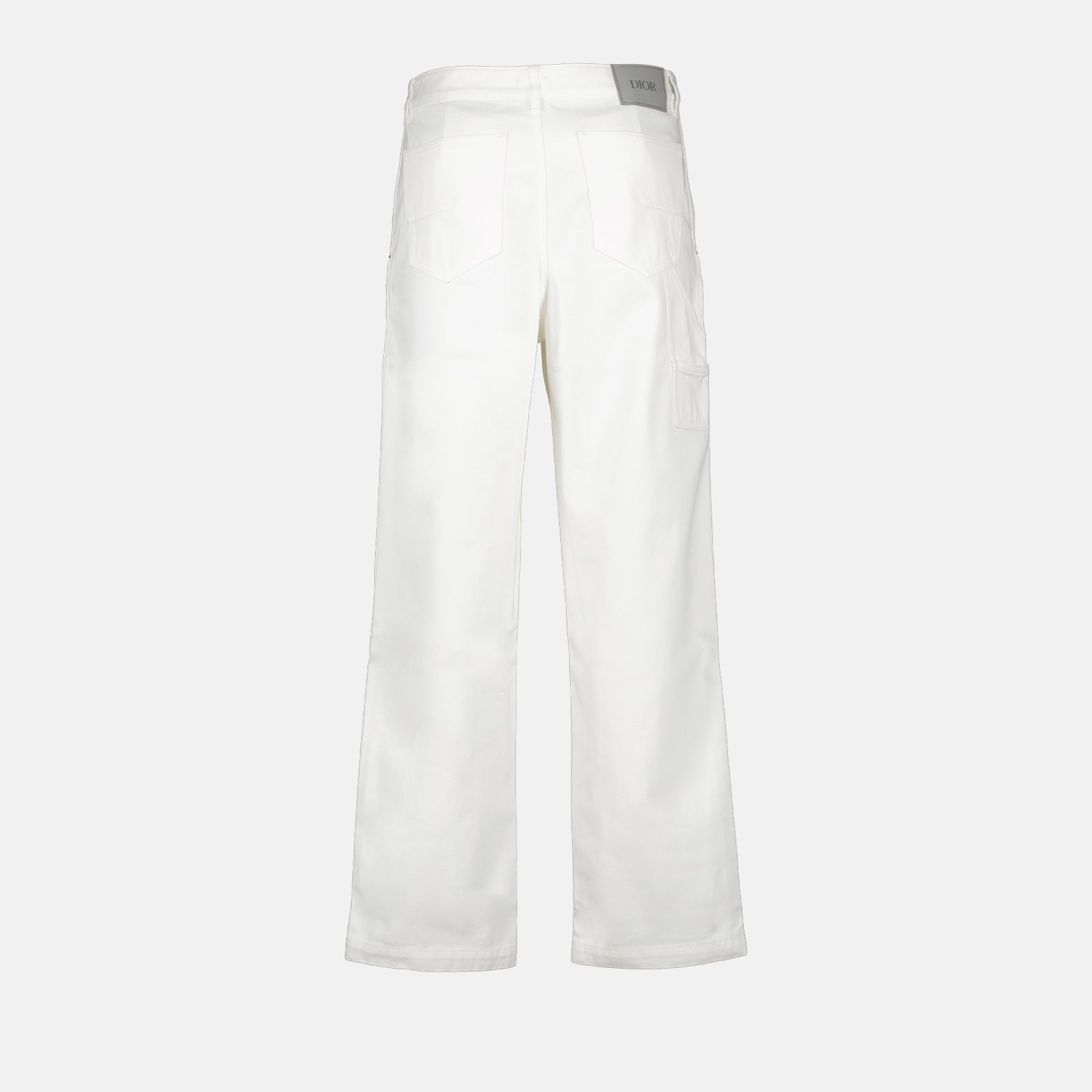 Pantalones Jeans Carpenter Blancos Dior Blanco Homme