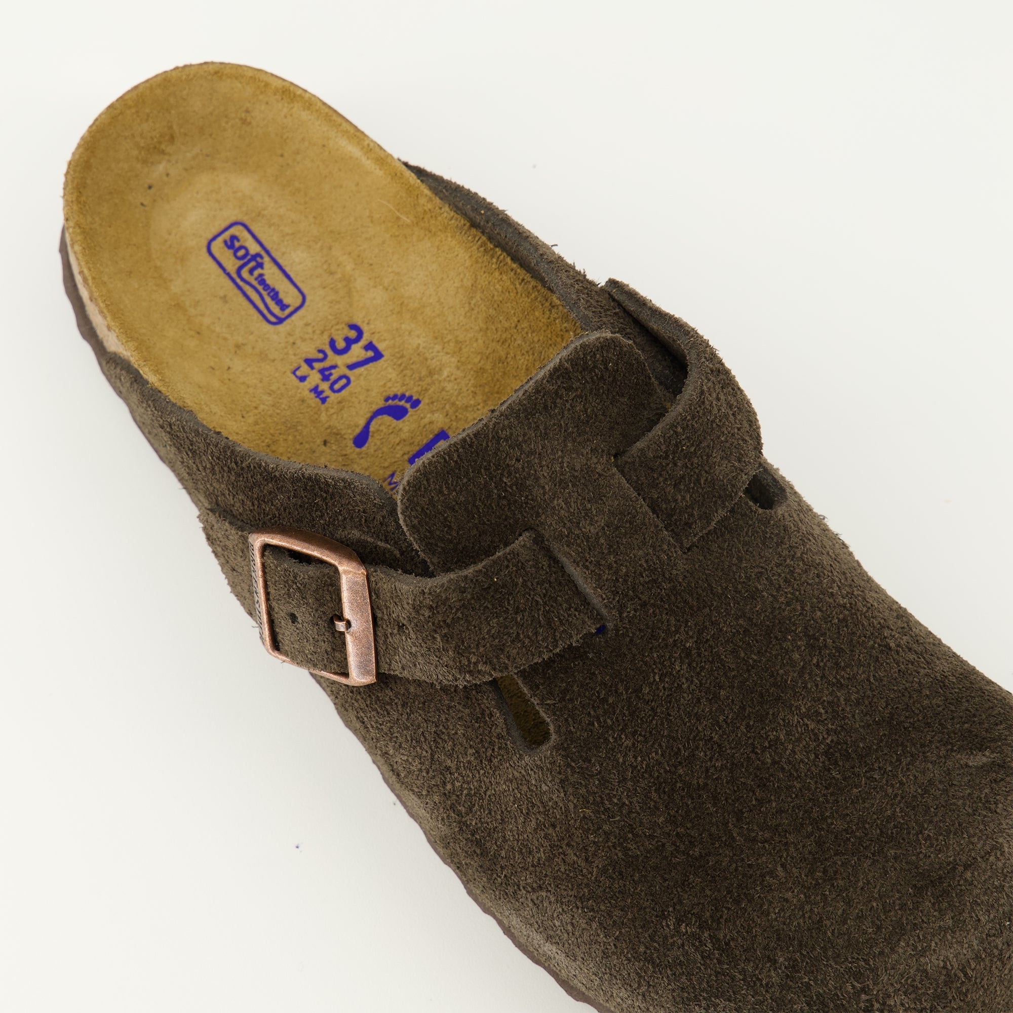 Image de l'article Mules Boston marron de la marque Birkenstock pour Unisex - Saison Printemps-Été 2026 - Vue détaillée de haut