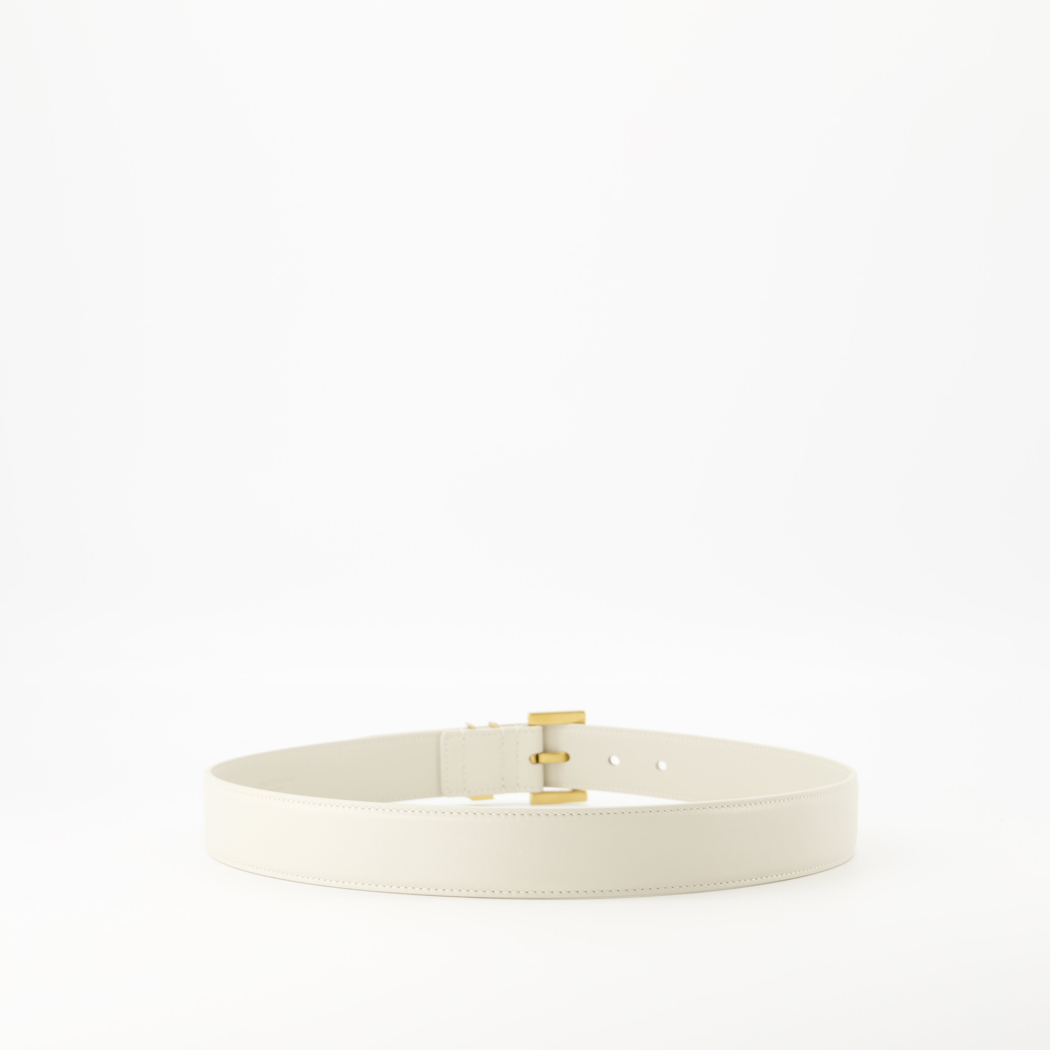 Belts Cassandre Belt Saint Laurent White Women