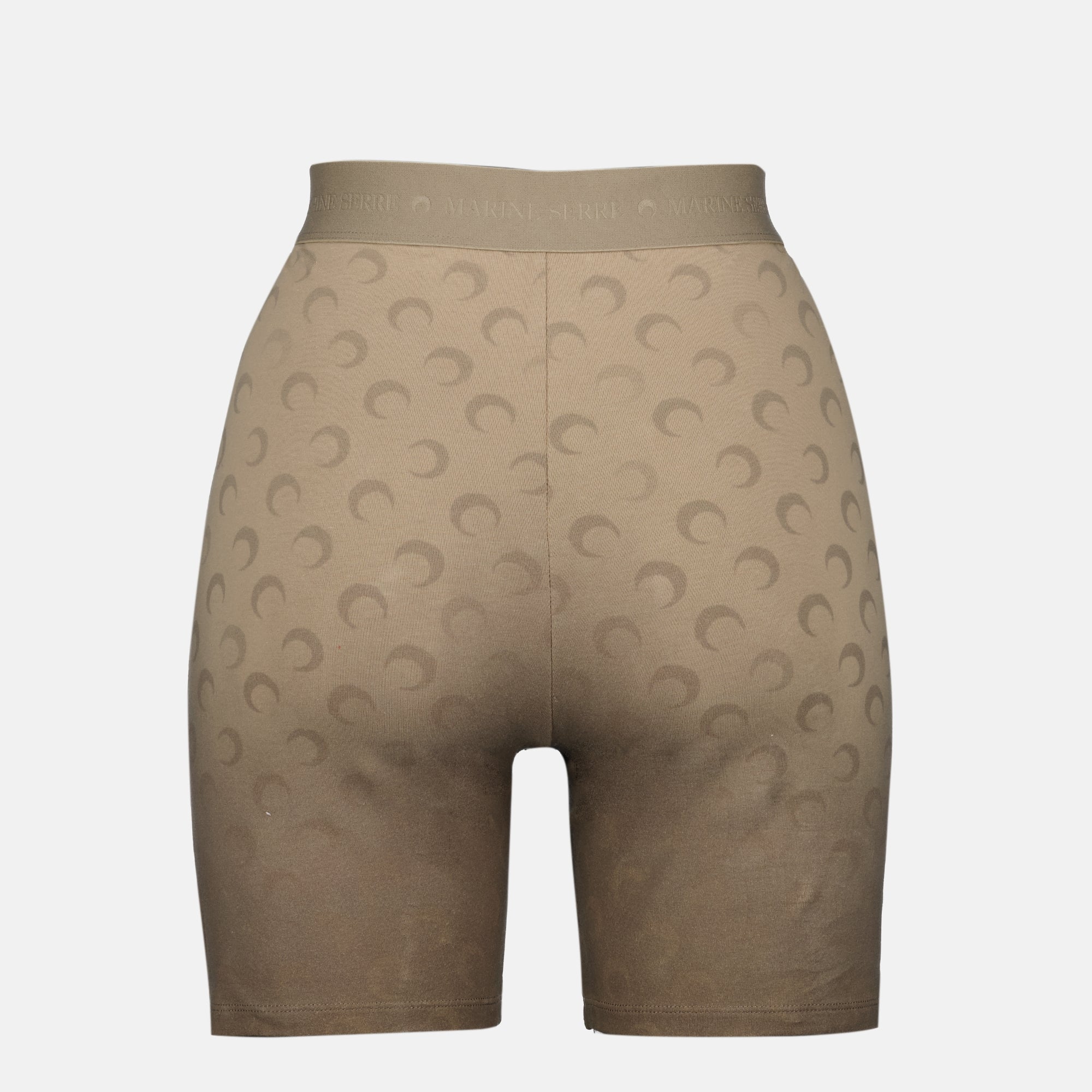 Shorts Moon Cycling Shorts en Jersey Marrón Marine Serre Marron Femme