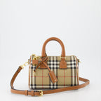 Bolsos bandolera Petit sac Bowling à carreaux Burberry Beige Femme
