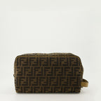 Pochettes Trousse de toilette FF Fendi Marron Homme