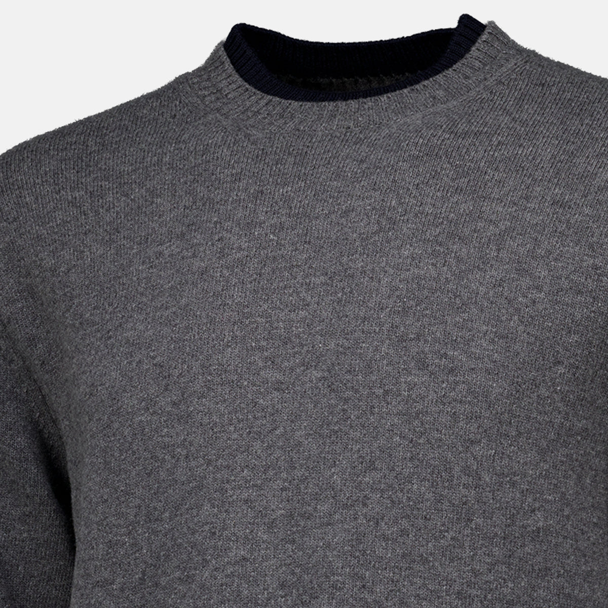 Maille Pull gris en laine et cachemire Moncler Gris Homme