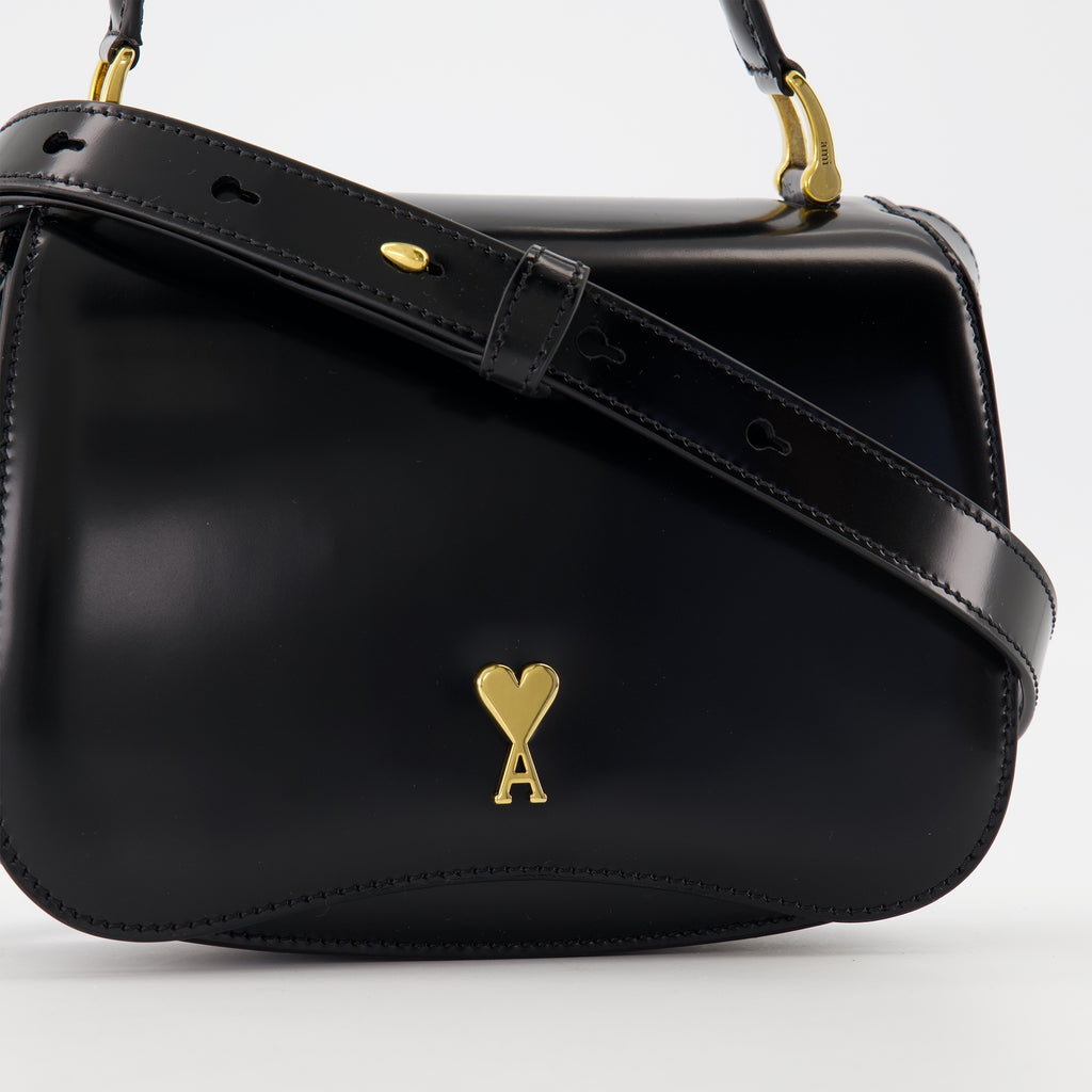 ハンドバッグとショルダーバッグ トップハンドル パリ ブラック Ami PARIS ブラック ユニセックス