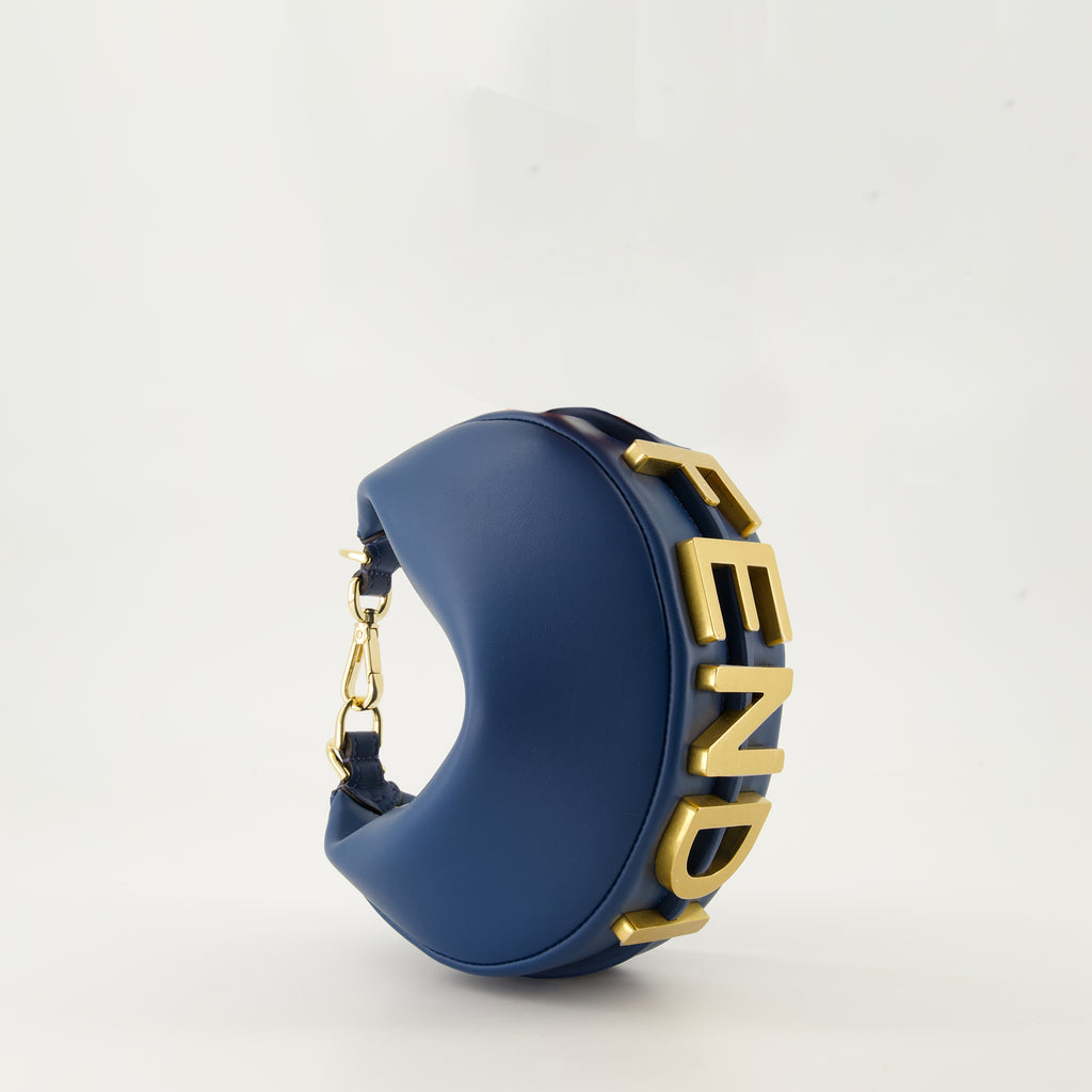 Borse a mano e a spalla Sac Fendigraphy mini Fendi Blu Femme