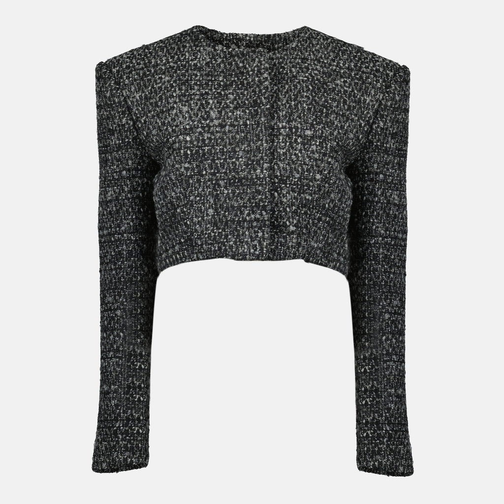 Image de l'article Veste G-Crop-G cropped de la marque Diesel pour Femme - Saison Automne-Hiver 2025 - Vue de Face