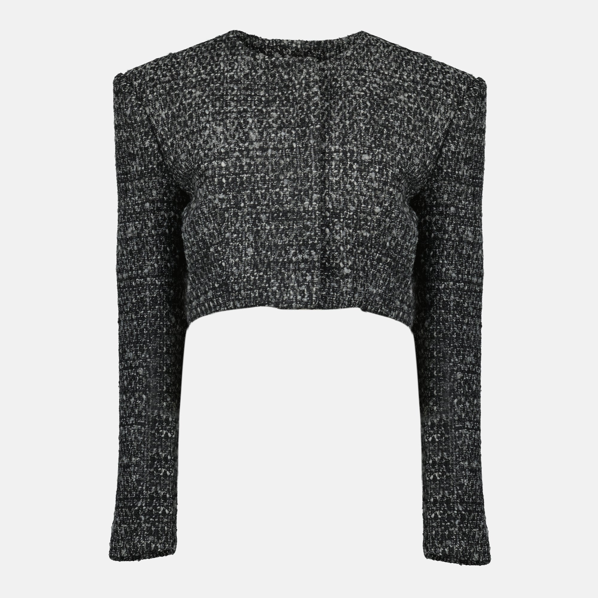 Image of the Diesel G-Crop-G cropped jacket for Women - Autumn-Winter 2025 Season - Front View