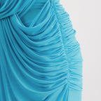 Image de l'article Robe drapée bleu de la marque Christopher Esber pour Femme - Saison Printemps-Été 2026 - Vue détaillée_2