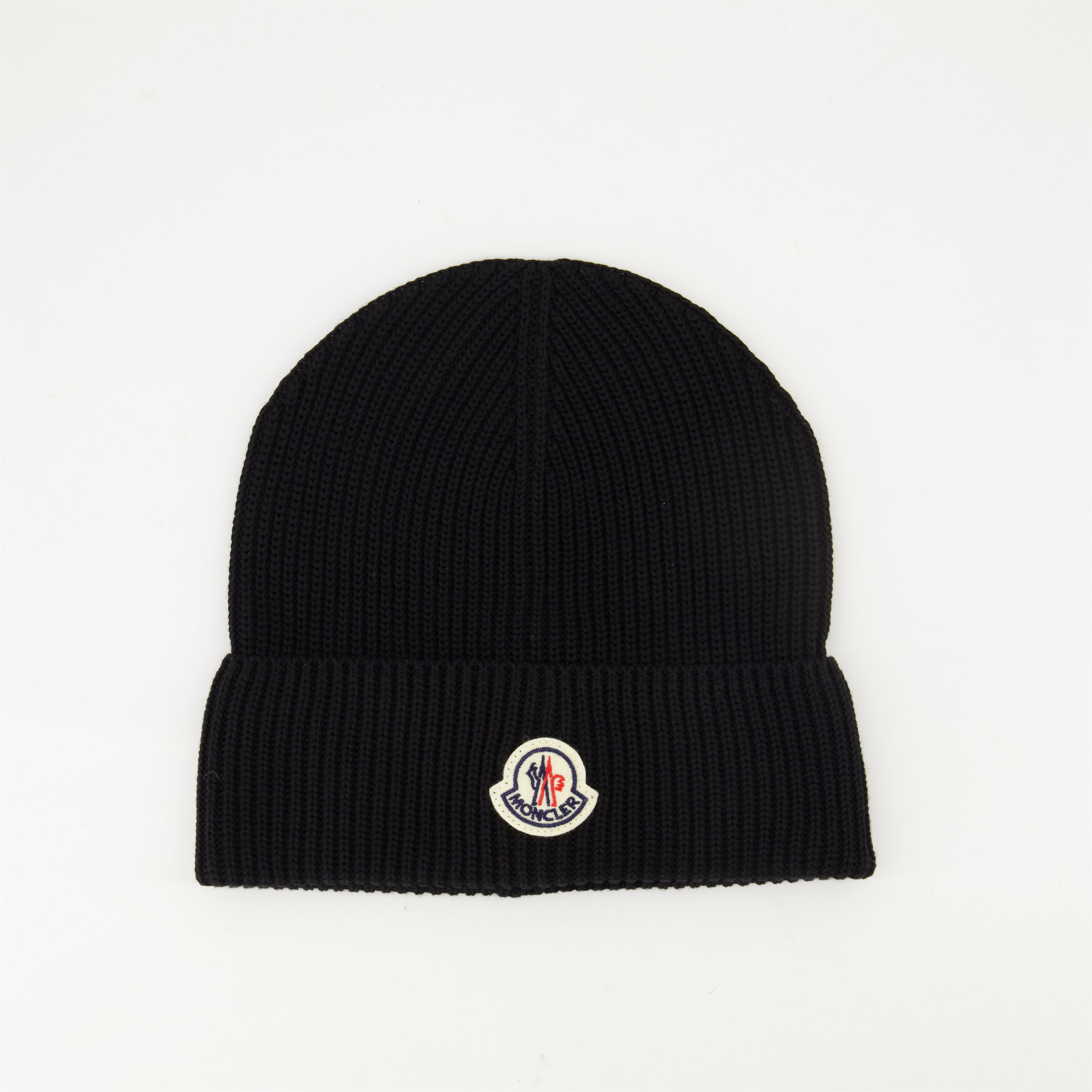 Hats, caps and beanies Black Knit Beanie Moncler Black Homme