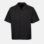 Camisas Camisa de Manga Curta Prada Preto Homme