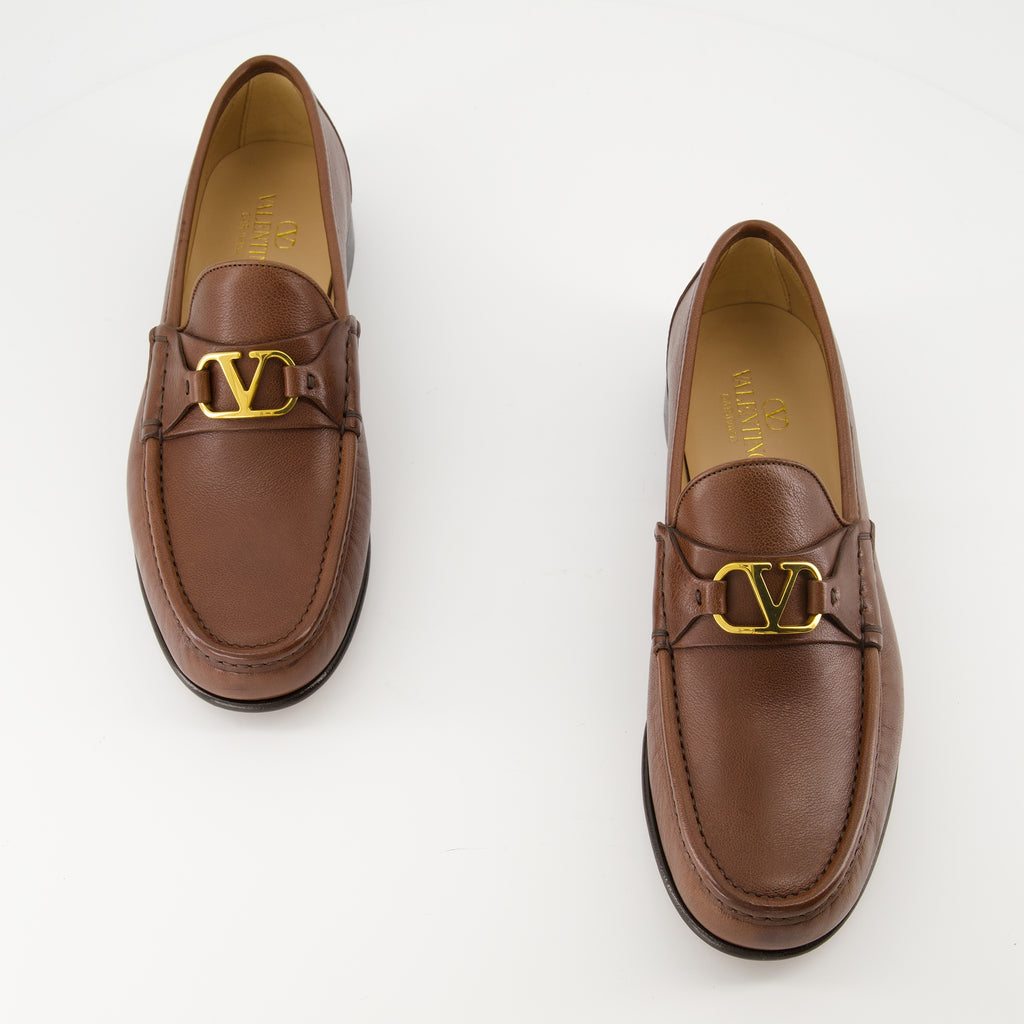 Mocassins Mocassins VLogo Valentino Garavani Marron Homme
