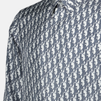 Camisas Camisa Dior Oblique Dior Azul escuro Homme