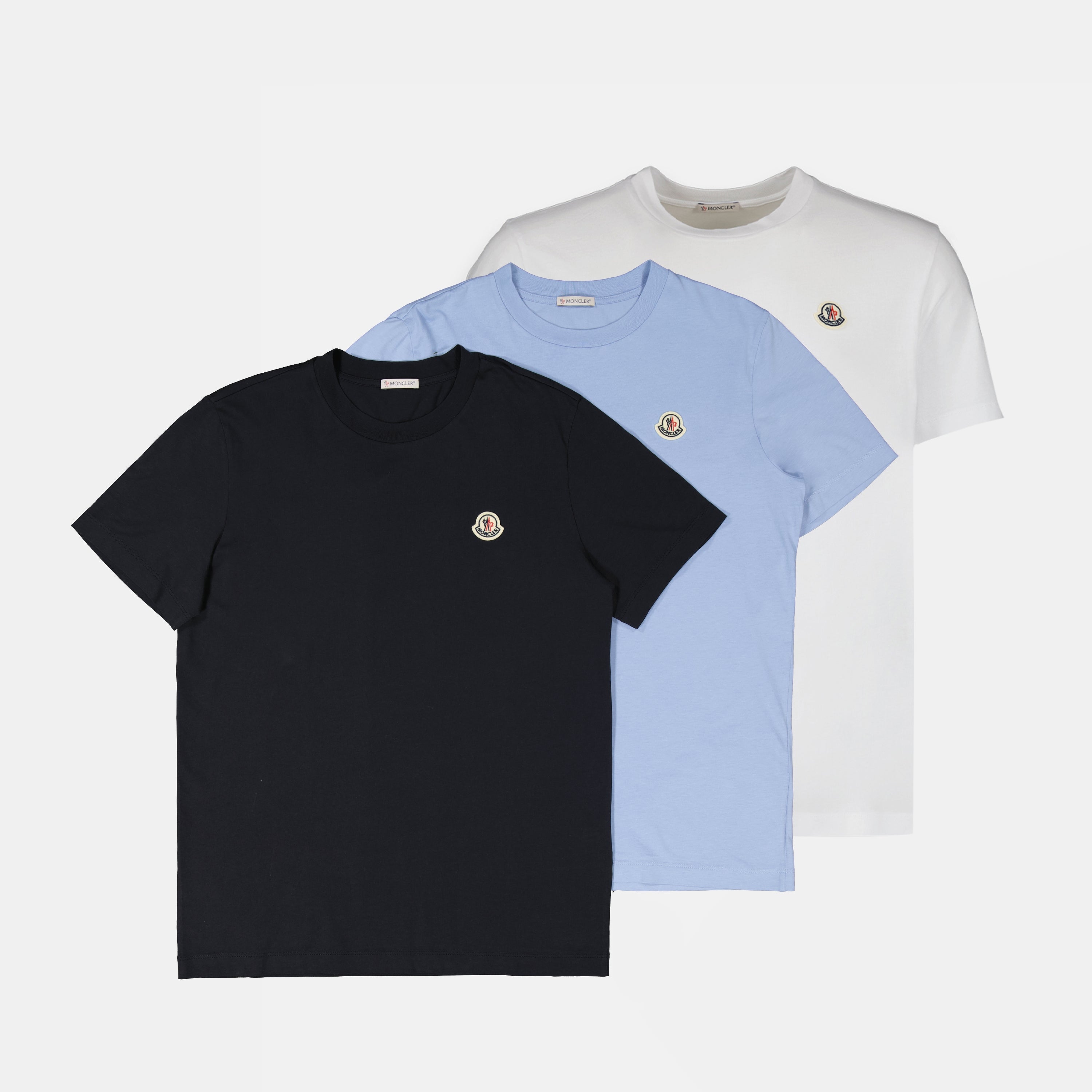T-shirts Lot de T-shirts à logo Moncler Multicolore Homme