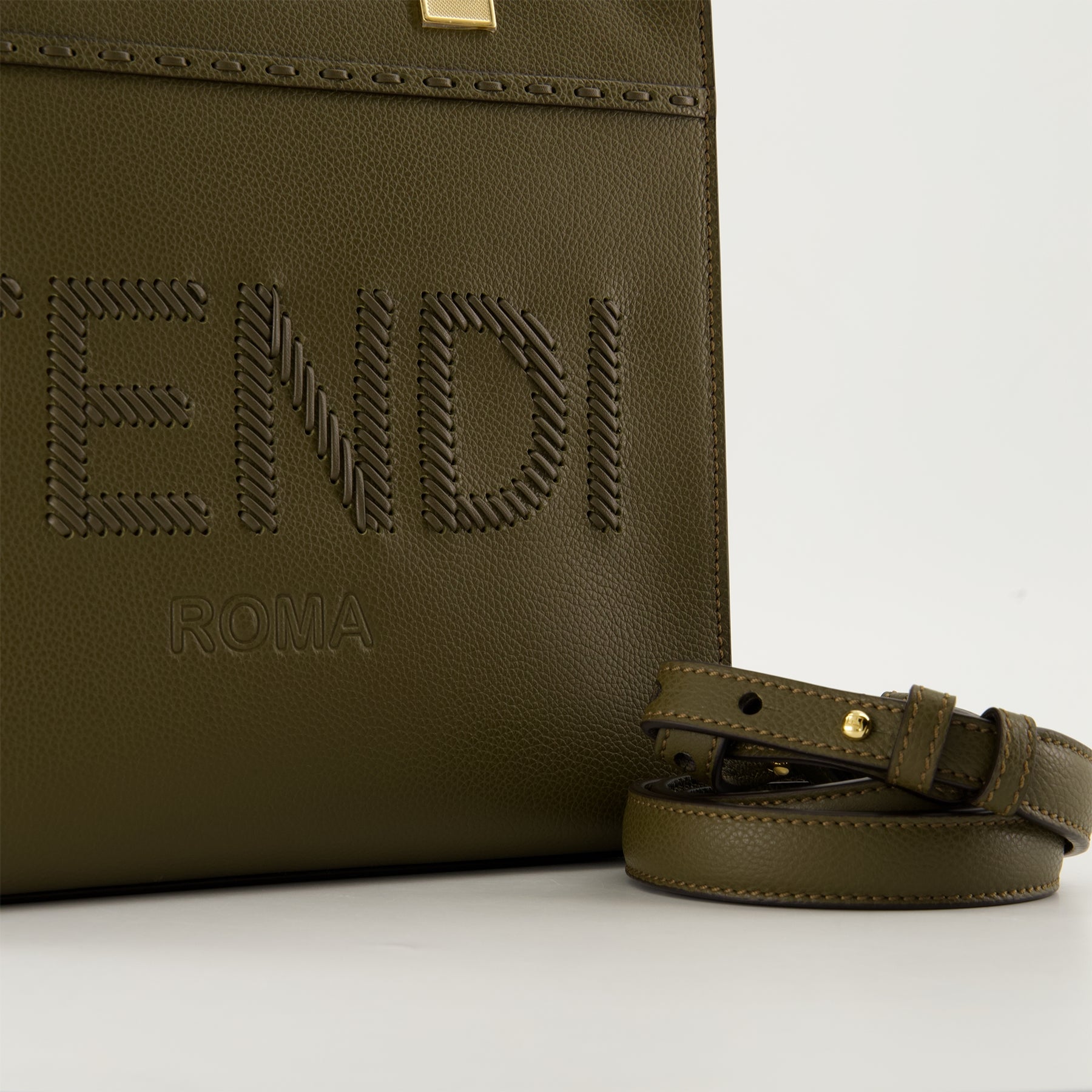 Sacs cabas Mini sac Sunshine Fendi Vert Femme