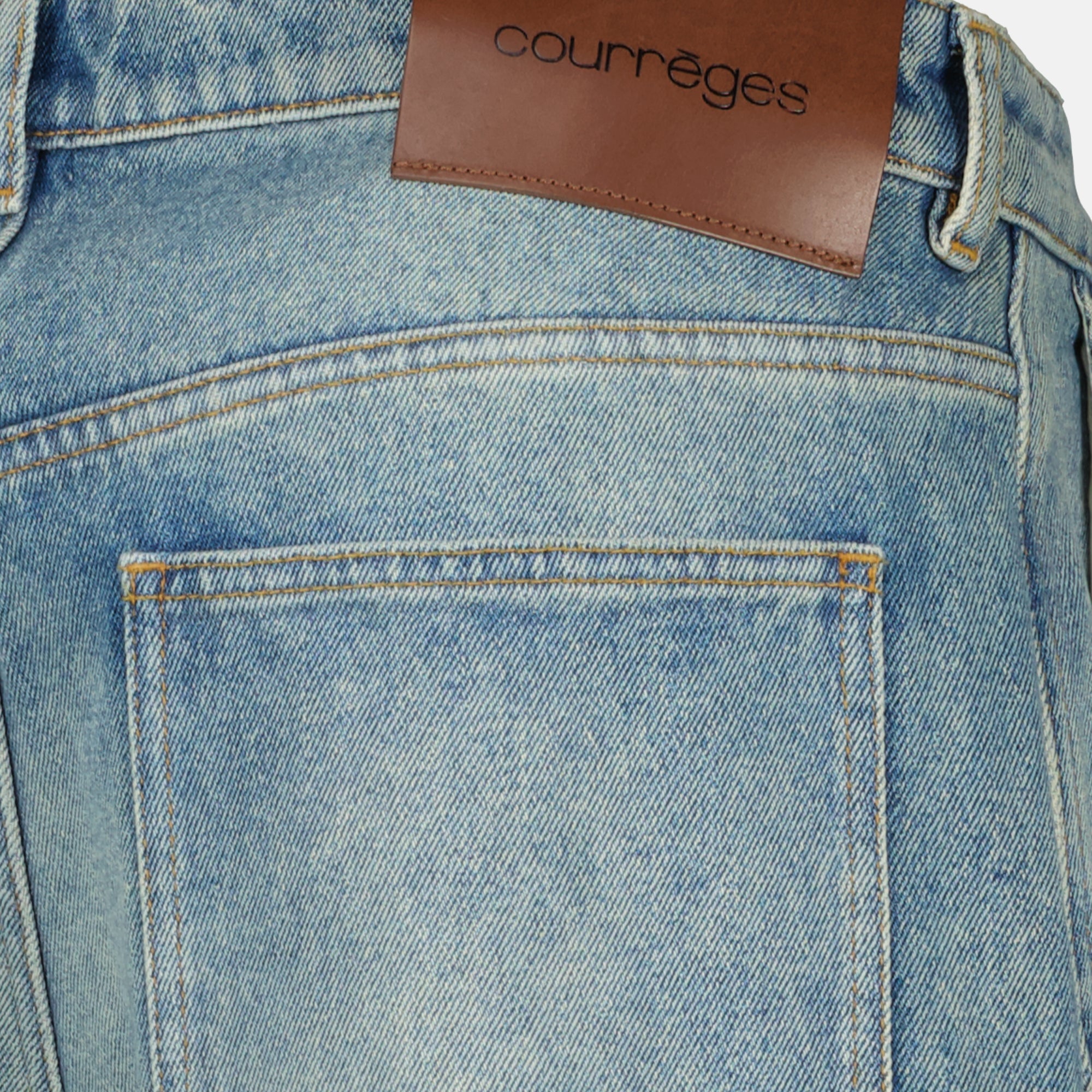 Image de l'article Pantalon Hammer baggy en denim de la marque Courrèges pour Homme - Saison Printemps-Été 2026 - Vue détaillée_1