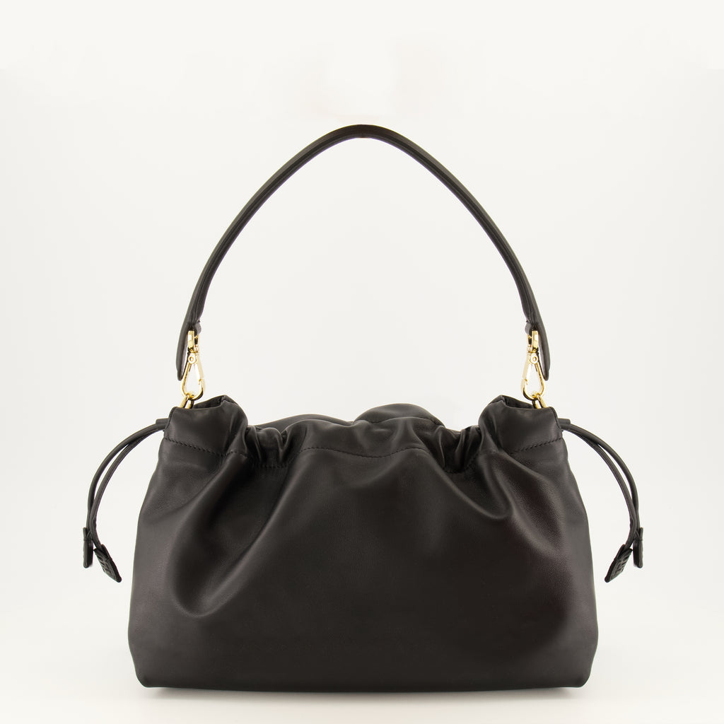 Sacs à main et épaule Mamma Baguette® Soft Schwarze Lederhandtasche Fendi Noir Femme