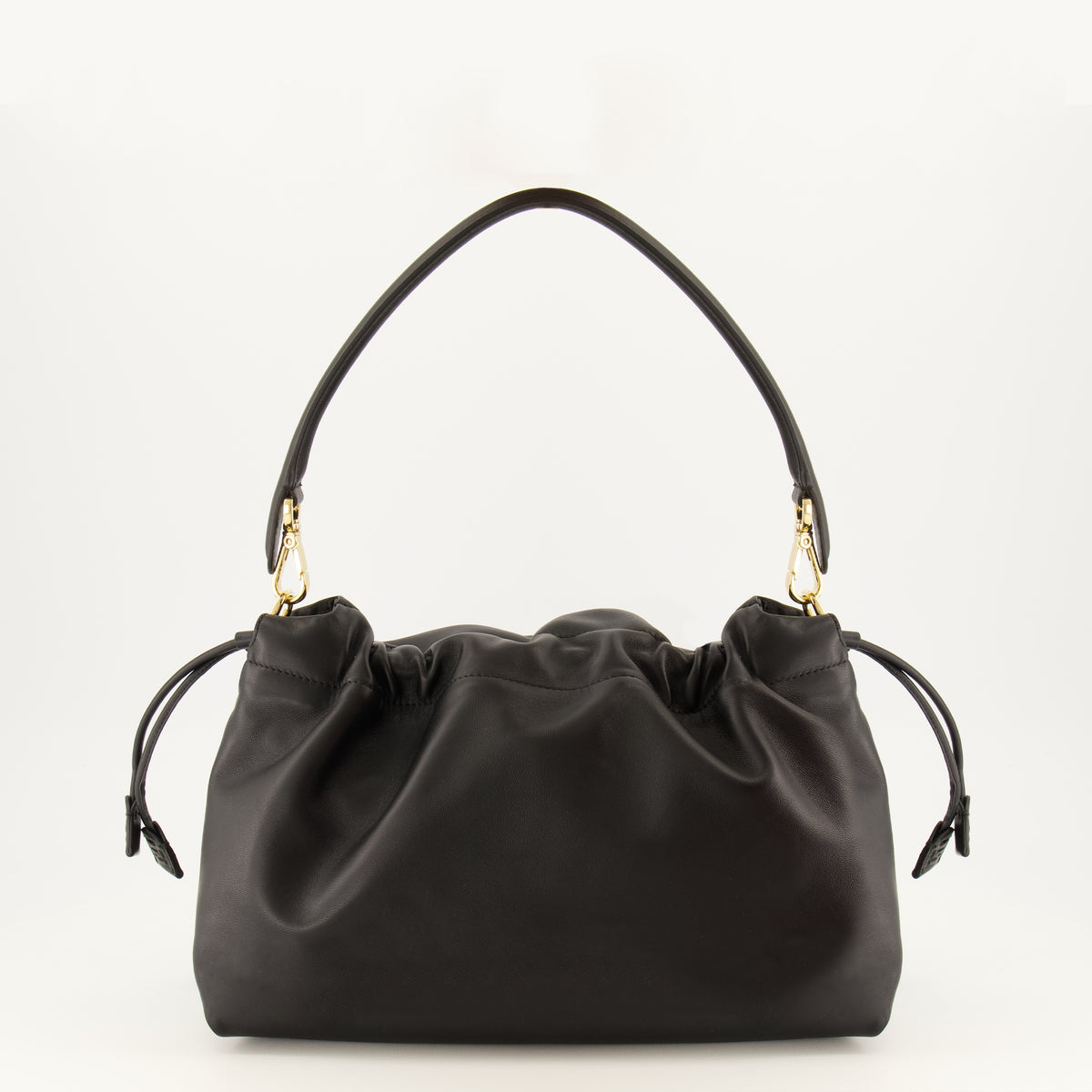 Sacs à main et épaule Mamma Baguette® Soft Borsa in Pelle Nera Fendi Noir Femme