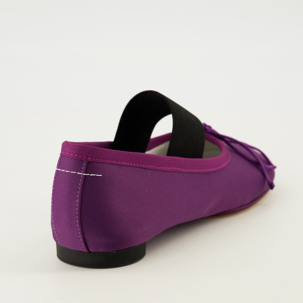 Chaussures plates Bailarinas Anatomic Numeric em Cetim Roxo Mm6 Violet Femme