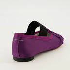 Chaussures plates Bailarinas Anatomic Numeric de Satén en Morado Mm6 Violet Femme