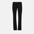 팬츠 블랙 슬림 진 Saint Laurent 검은색 Homme
