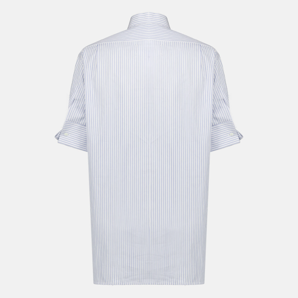 Chemises Camicia Blu a Righe Maison Margiela Bleu Femme