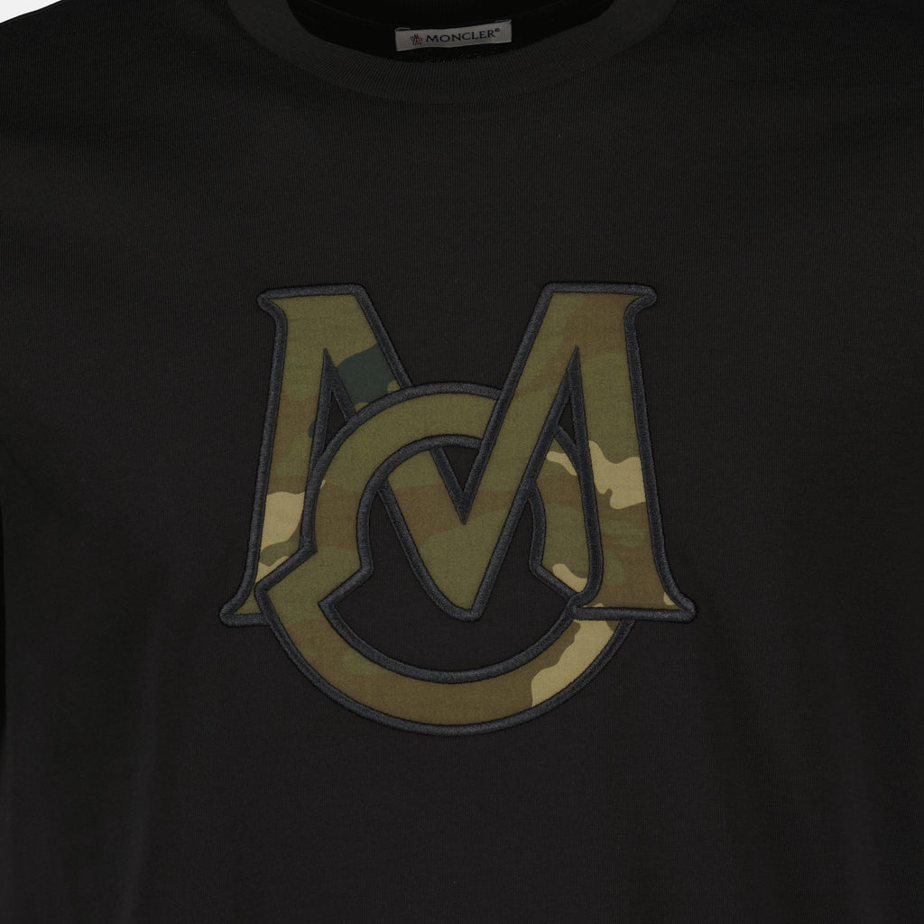 T-shirts Monogram T-Shirt Moncler Noir Homme