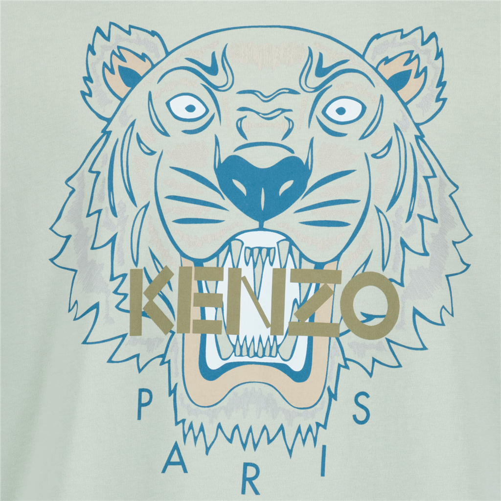 T-shirts FC65TS0204YL 61 sage green Kenzo Vert Homme