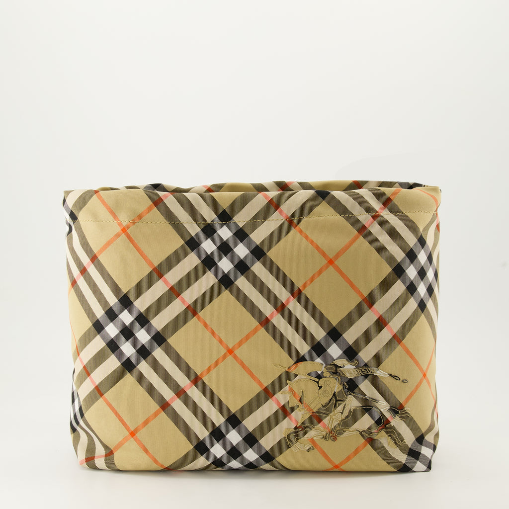 파우치 Pochette à carreaux Burberry 베이지 Homme