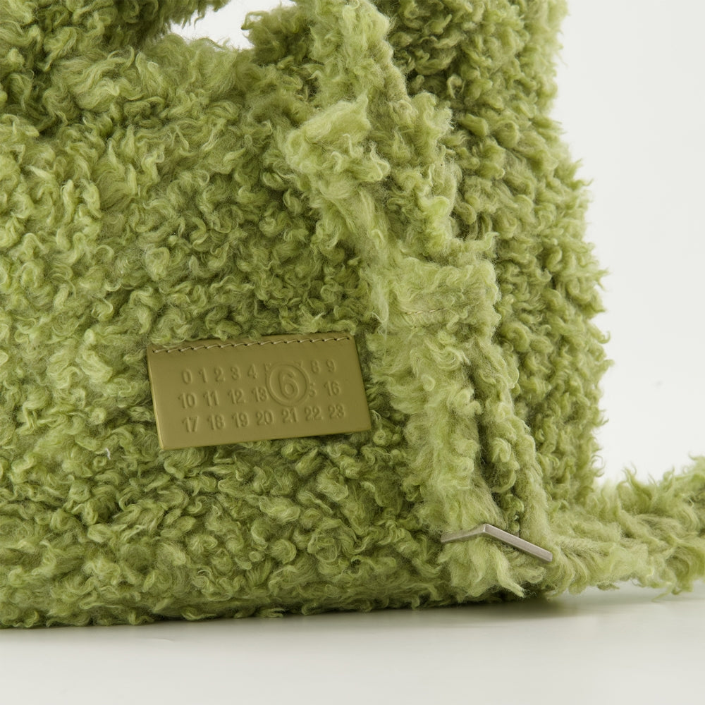 Borse a mano e a spalla Borsa a Spalla Giapponese Mm6 Verde Femme
