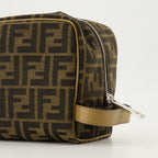 Pochettes Trousse de toilette FF Fendi Marron Homme