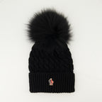 Gorras, sombreros y gorros Bonnet à pompon Moncler Grenoble Negro Femme