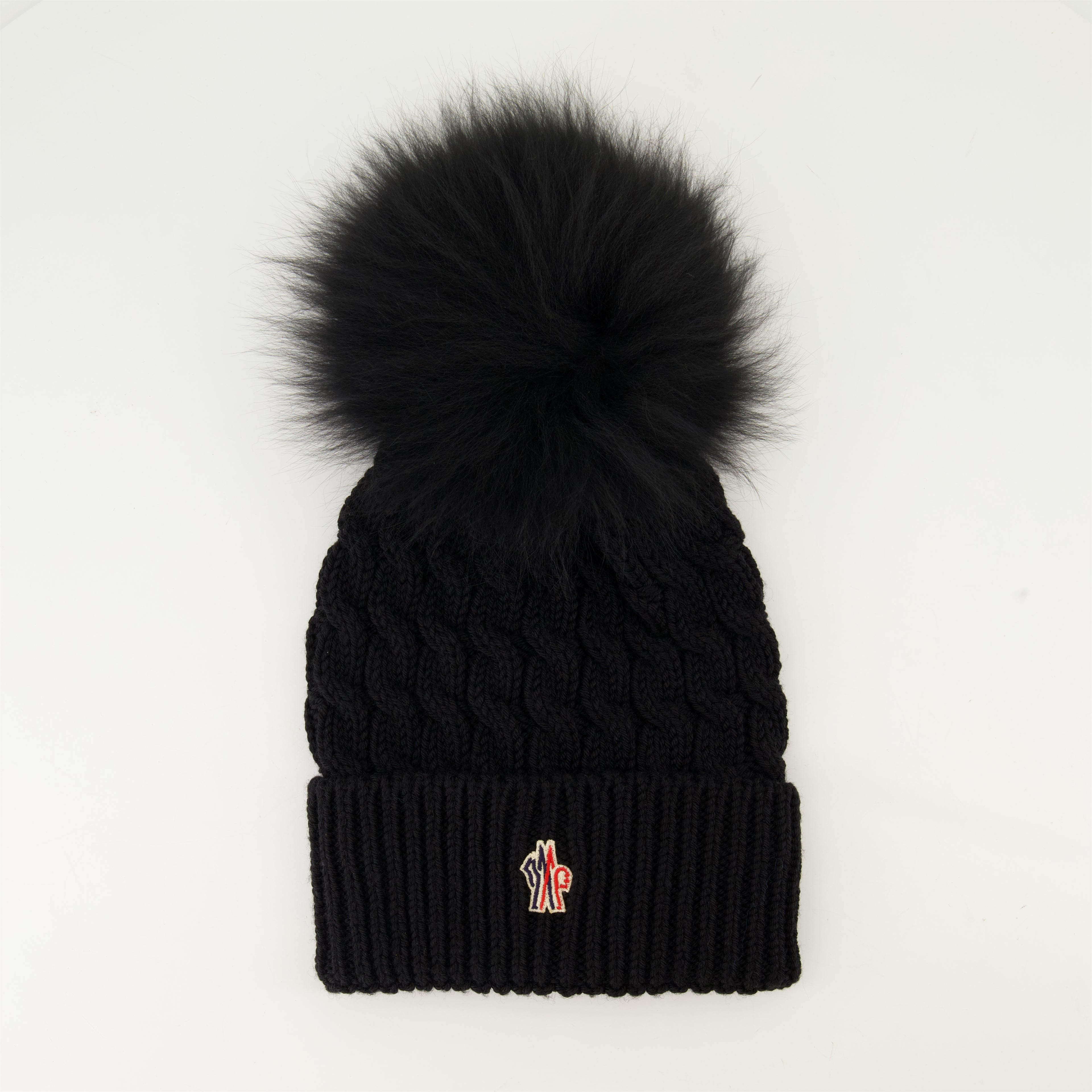 Hats, caps and beanies Bonnet à pompon Moncler Grenoble Black Femme