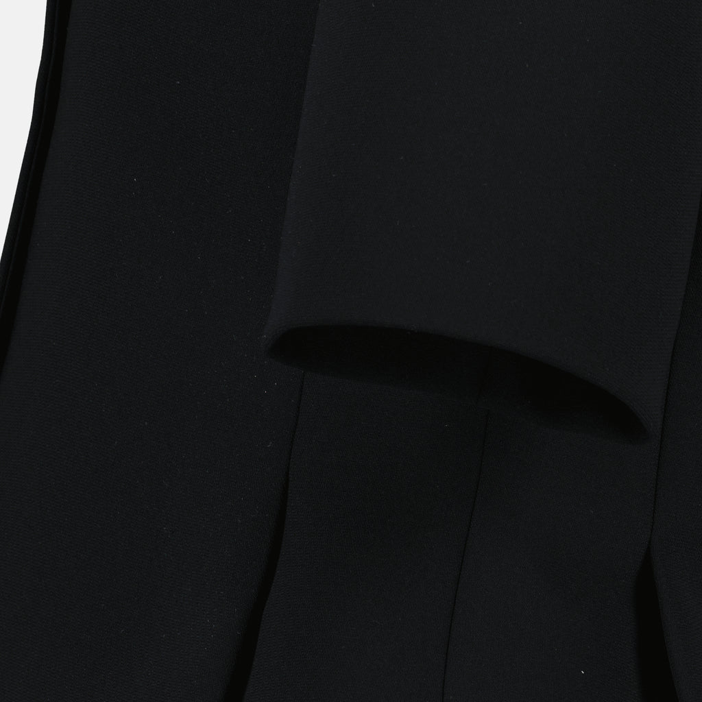 Image of the Khaite Franc Black Jacket for Women - Spring-Summer 2026 - Detailed View_2