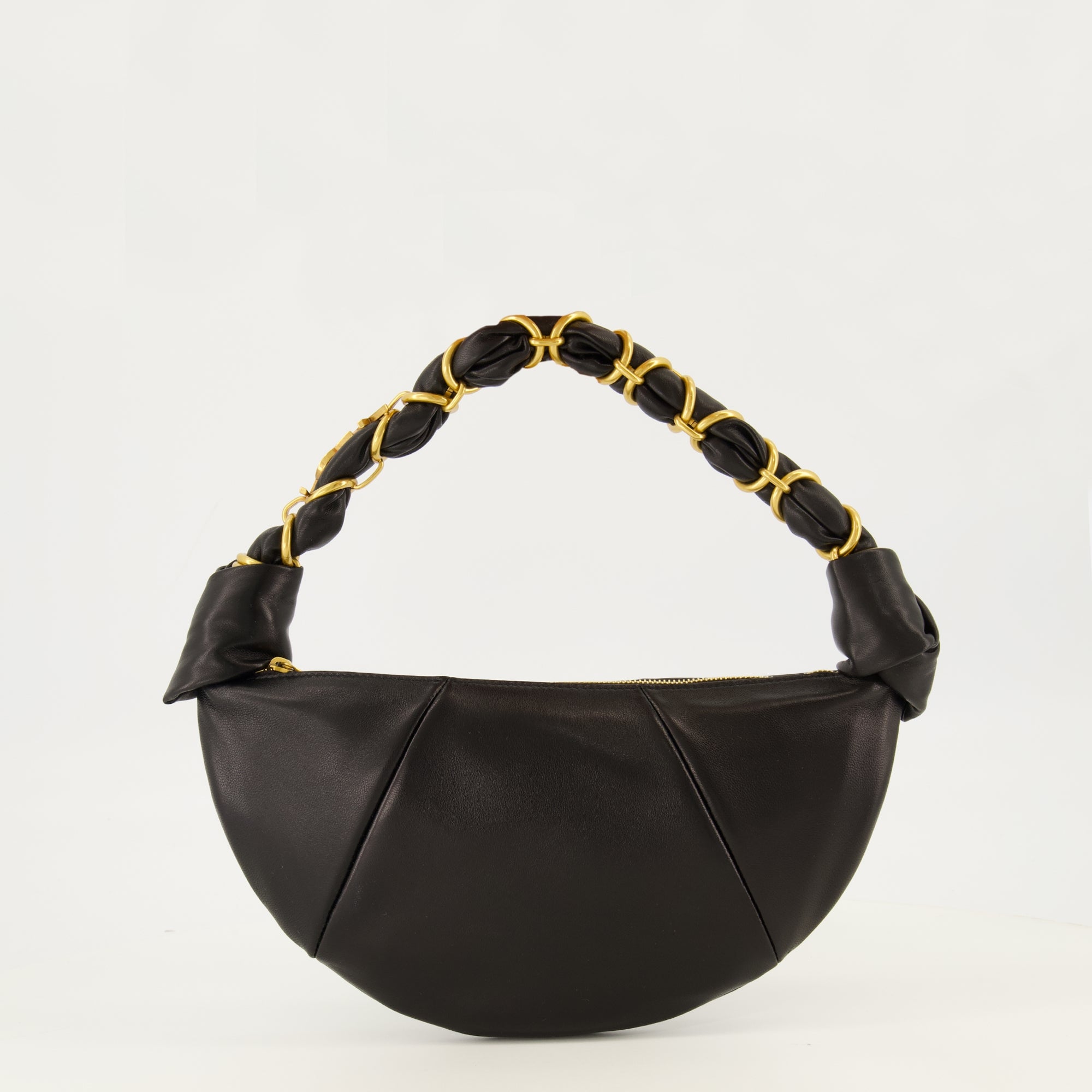 Sacs à main et épaule Sac Amalia mini hobo en cuir noir Saint Laurent Noir Femme
