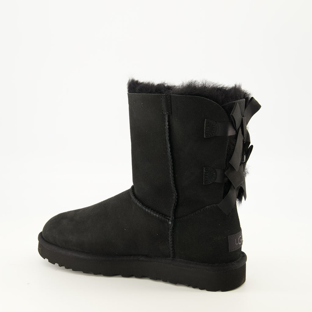 Bottes Bailey Bow II Black Boots Ugg Noir Femme