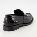 로퍼 검은색 가죽 로퍼 Prada 검은색 Femme