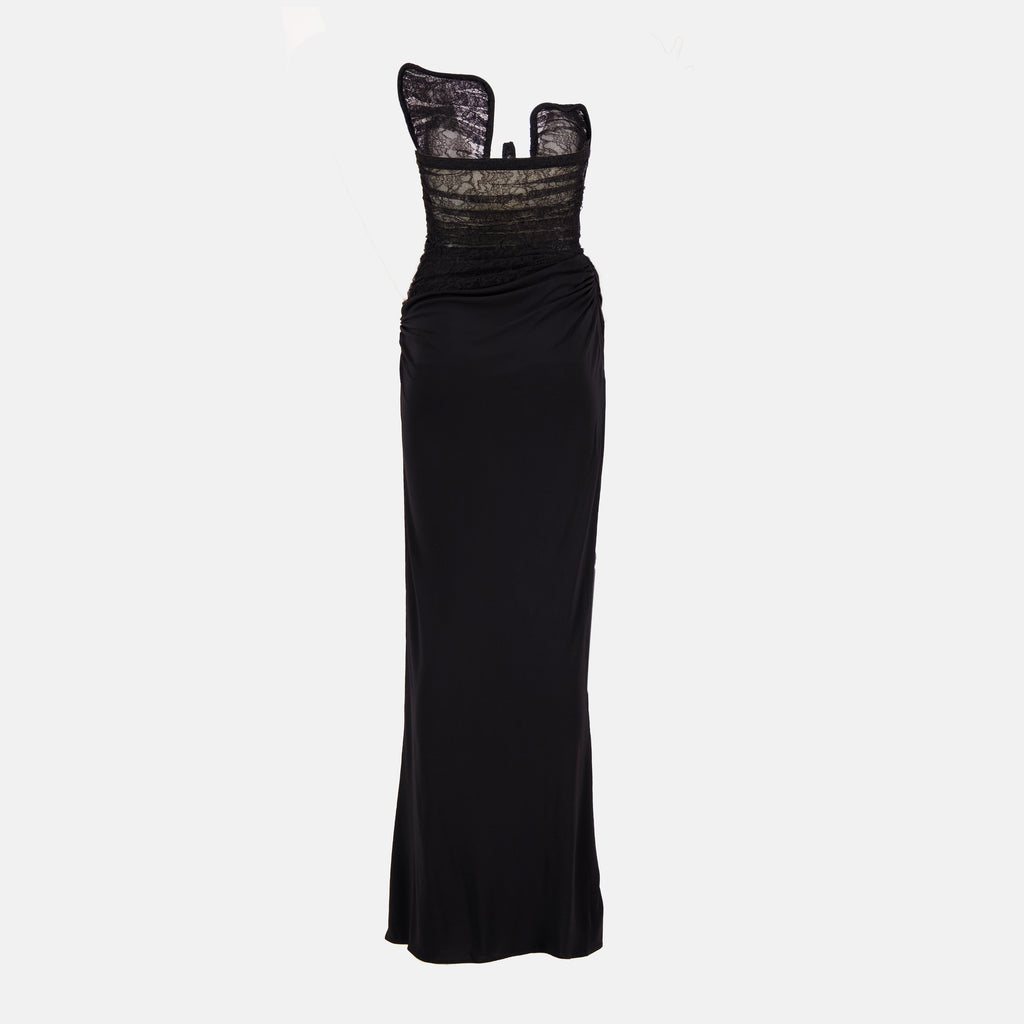 Robes Robe Salacia en dentelle Christopher Esber Noir Femme