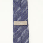 Écharpes, foulards et gants Cravatta Dior Oblique Blu in Seta Dior Bleu foncé Homme