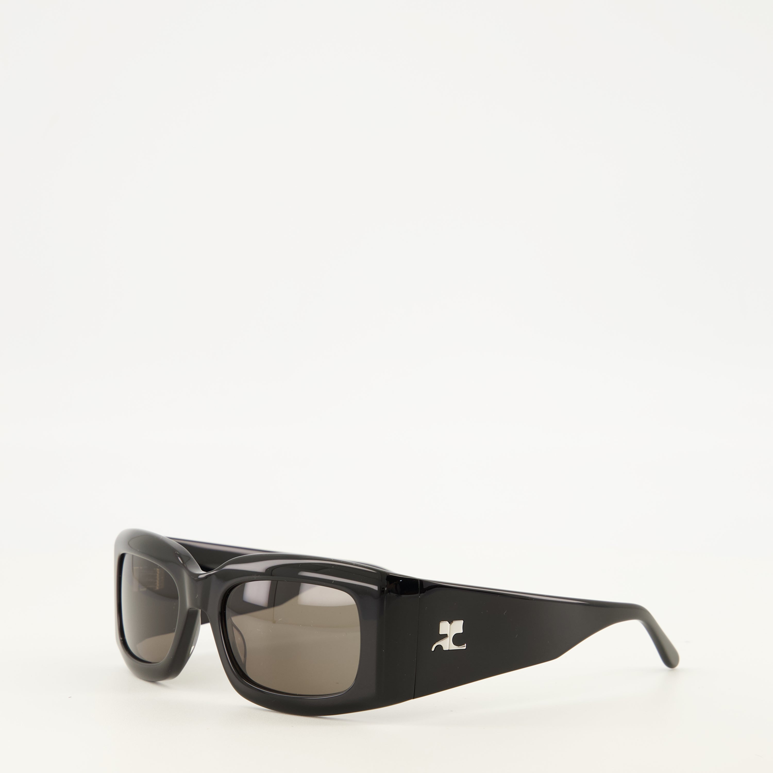 Lunettes 선글라스 69 블랙 Courrèges Noir Femme