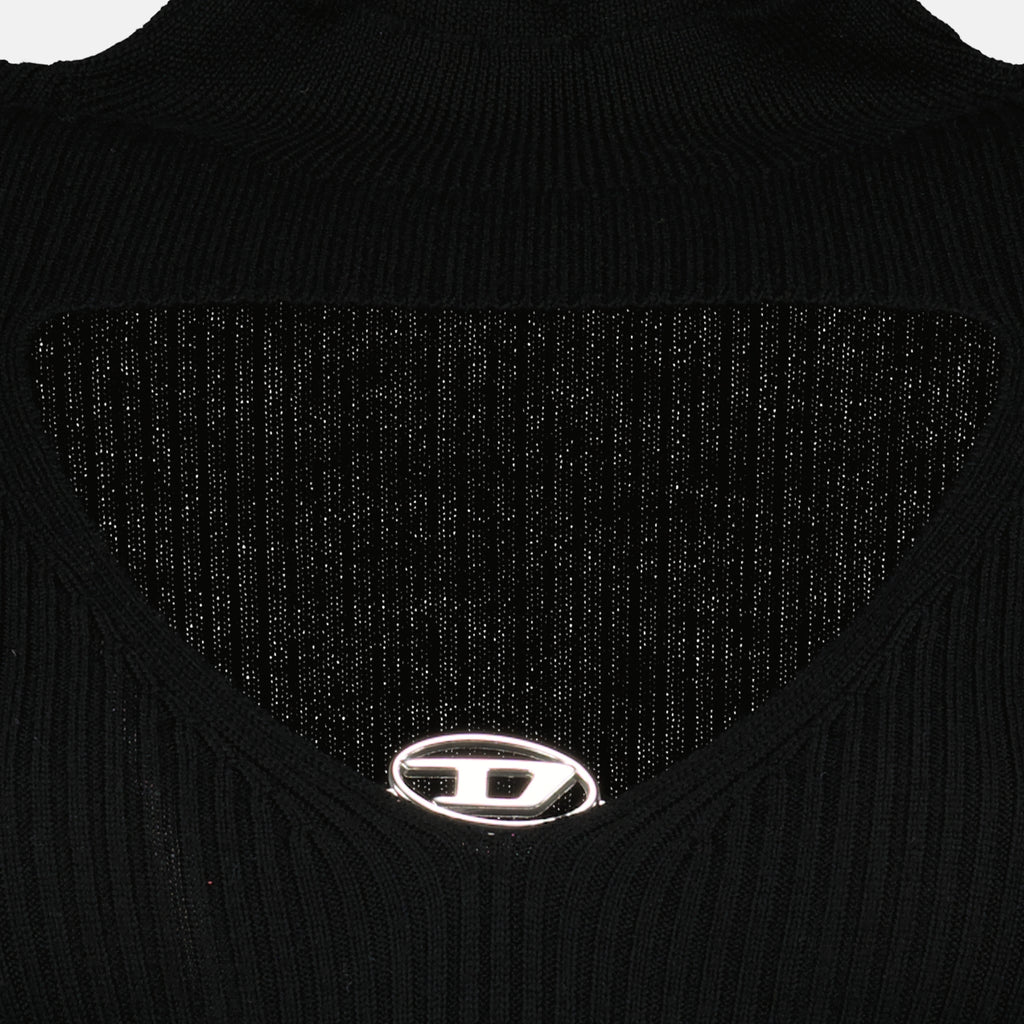 Image de l'article Robe M-Olympe en laine noire de la marque Diesel pour Femme - Saison Printemps-Été 2026 - Vue détaillée_1