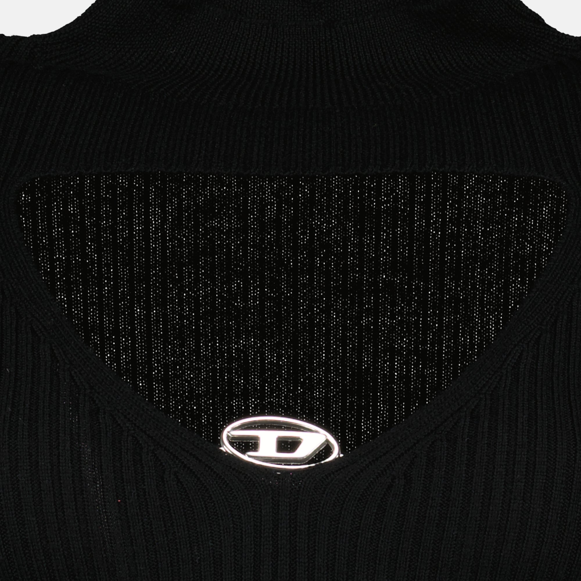 Image de l'article Robe M-Olympe en laine noire de la marque Diesel pour Femme - Saison Printemps-Été 2026 - Vue détaillée_1