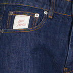 Bild des dunkelblauen Denim-Shorts von Ami PARIS für Frauen - Frühjahr-Sommer 2026 - Detailansicht_2