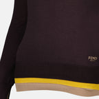 니트웨어 울 스웨터 Fendi 보라 Femme